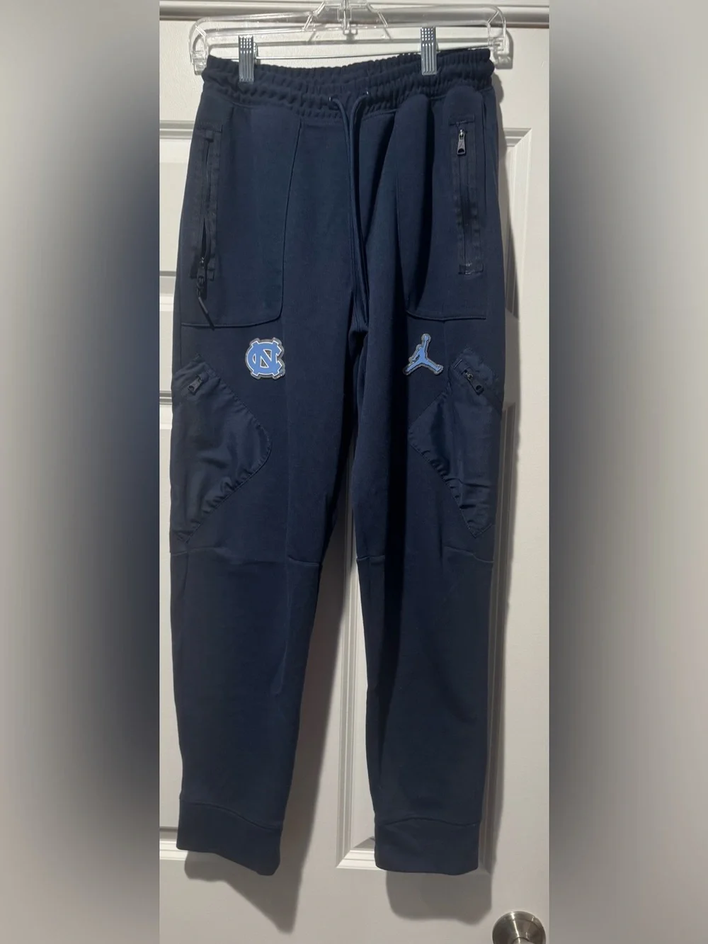 Jordan Navy Blue UNC Logo Jogger Pants
